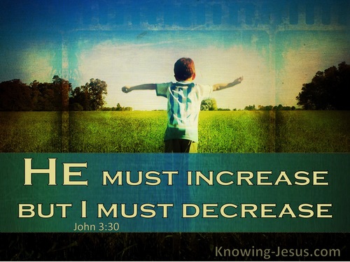Growth in grace-John 3-30
